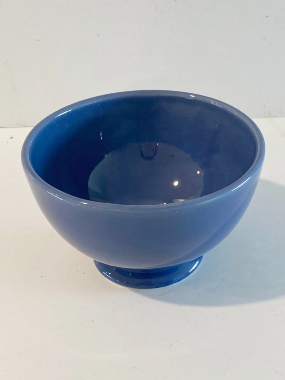 Williams Sonoma Belvedere Blue Pedestal Bowl Footed Cornflower 6" Soup Serving